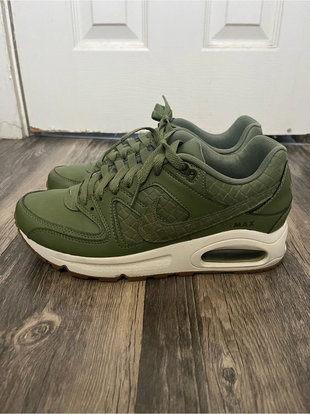 Nike Women’s Olive Green and Gum Air Max Sneakers